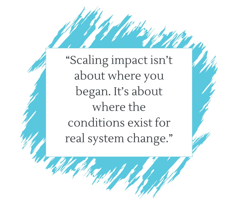 Scaling Isn’t Always Where You Start