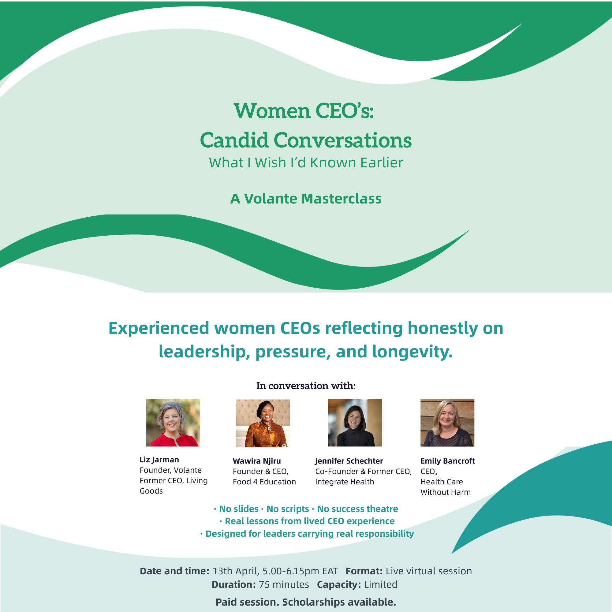 A candid conversation with women CEOs